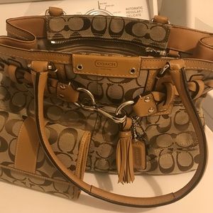 Coach Handbag and matching wallet